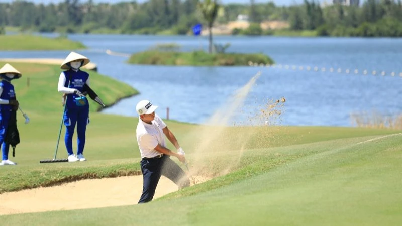 Các gôn thủ đã có những chinh phục đầu tiên trong Giải BRG Open Golf Championship Danang 2024. (Ảnh: HT)