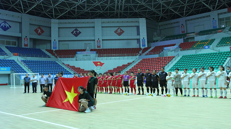 Khai mạc giải Futsal nữ vô địch quốc gia năm 2023.