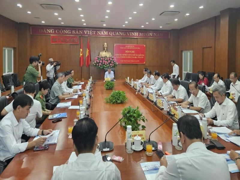 Hội nghị thông qua Dự thảo Báo cáo kết quả kiểm tra công tác Bảo vệ chính trị nội bộ tại Ban Thường vụ Tỉnh ủy Bà Rịa-Vũng Tàu.