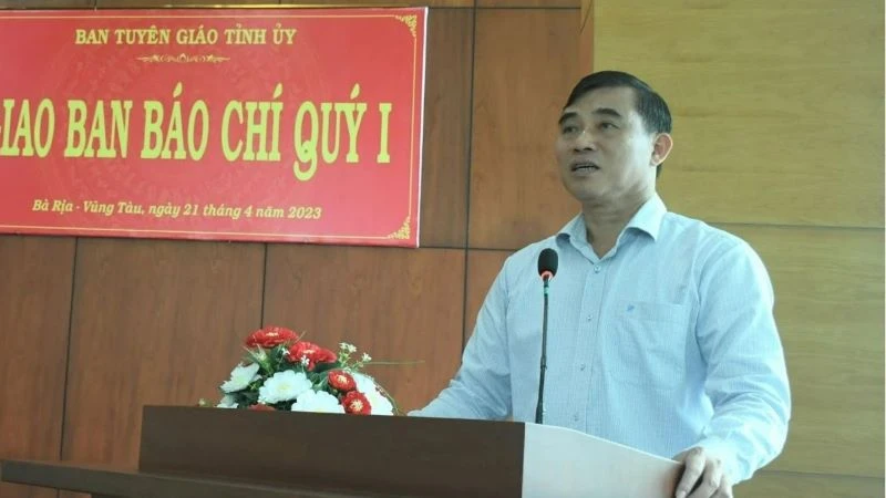 Đồng chí Trần Thượng Chí, Tỉnh ủy viên, Giám đốc Sở Giao thông vận tải được chỉ định giữ chức vụ Bí thư Huyện ủy Long Đất nhiệm kỳ 2020-2025.