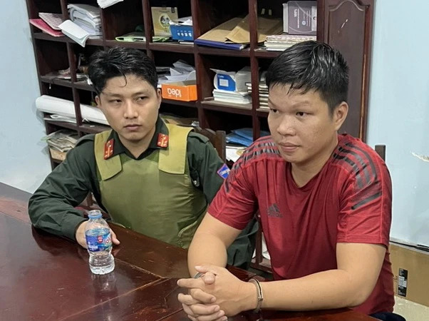 Nghi can Nguyễn Thanh Sơn bị bắt giữ tại Đồng Nai.