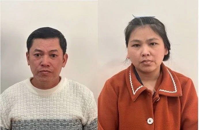 Đối tượng Bình và Nguyệt bị bắt giữ khi đang lẩn trốn tại tỉnh Lâm Đồng.