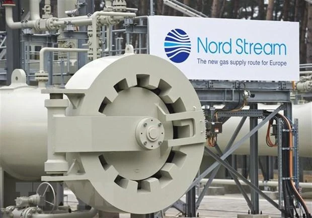 Hệ thống đường ống dẫn khí của Dòng chảy phương Bắc 1 (Nord Stream 1) tại Lubmin, Đức. (Ảnh: AFP/TTXVN)
