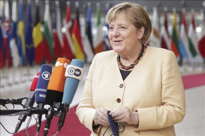 Cựu Thủ tướng Đức Angela Merkel. (Ảnh: AFP/TTXVN)