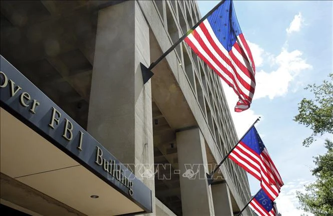 Trụ sở Cục Điều tra liên bang Mỹ (FBI) tại Washington, DC. (Ảnh: AFP/TTXVN) 