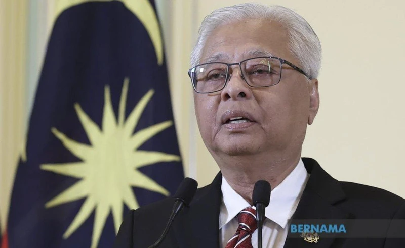 Thủ tướng Malaysia Ismail Sabri Yaakob phát biểu. (Ảnh: Bernama)