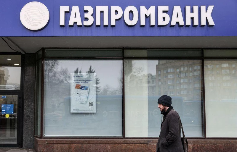 Ngân hàng Gazprombank của Nga đã chấm dứt hoạt động tại Thụy Sĩ. (Ảnh: Reuters)