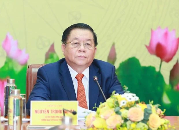 Bí thư Trung ương Đảng, Trưởng Ban Tuyên giáo Trung ương Nguyễn Trọng Nghĩa. (Ảnh: TTXVN)