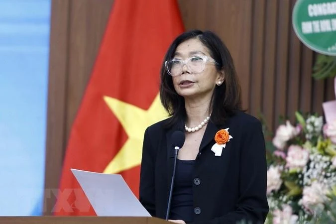 Điều phối viên thường trú Liên hợp quốc tại Việt Nam Pauline Tamesis. (Ảnh: TTXVN)