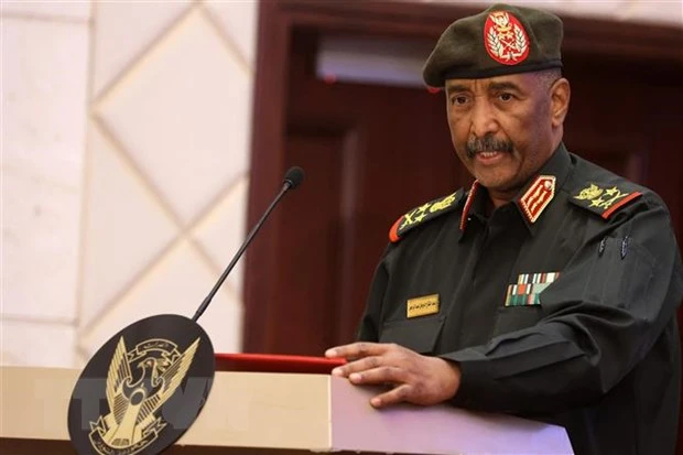 Tư lệnh quân đội Sudan, Tướng Abdel Fattah Burhan. (Ảnh: AFP/TTXVN)