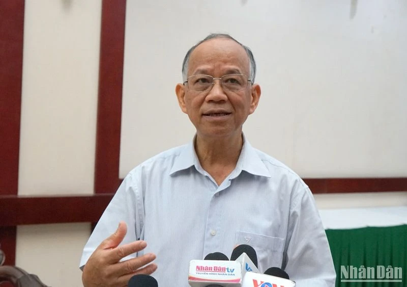 Tiến sĩ Nguyễn Minh Phong - chuyên gia kinh tế. (Ảnh: TRUNG HƯNG)