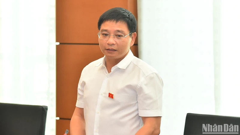 Bộ trưởng Giao thông vận tải Nguyễn Văn Thắng. (Ảnh: THỦY NGUYÊN)