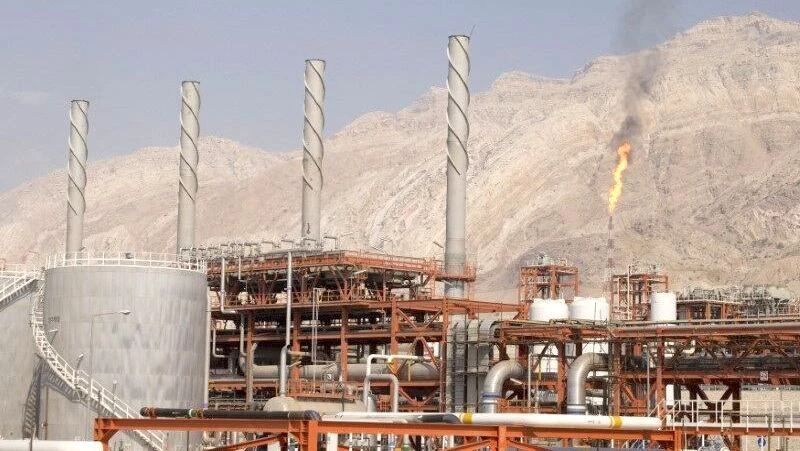 Toàn cảnh mỏ khí đốt South Pars ở cảng biển Asalouyeh, Iran. (Ảnh: Reuters) 