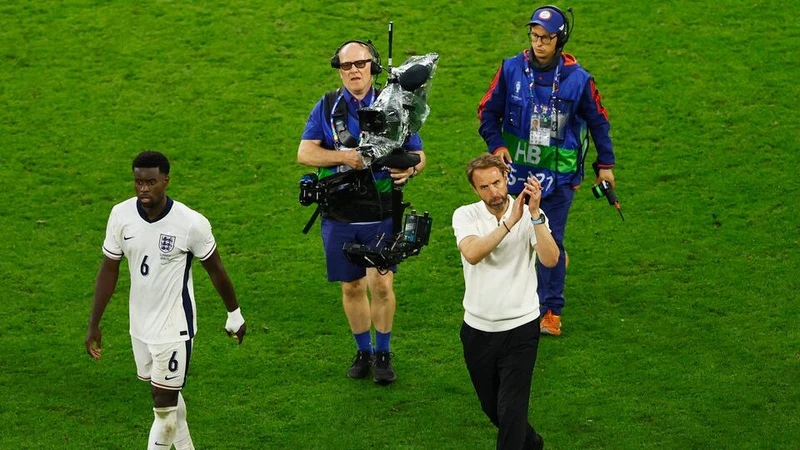 Huấn luyện viên Gareth Southgate thừa nhận tuyển Anh đã gặp khó khăn về lối chơi trong trận đấu với Slovakia. (Ảnh: Reuters) 