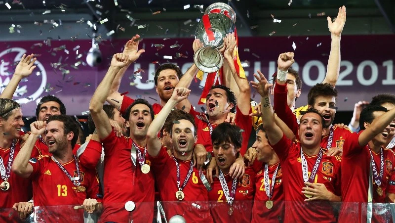 Tây Ban Nha lên ngôi vương EURO năm 2012. (Ảnh: EURO 2024)