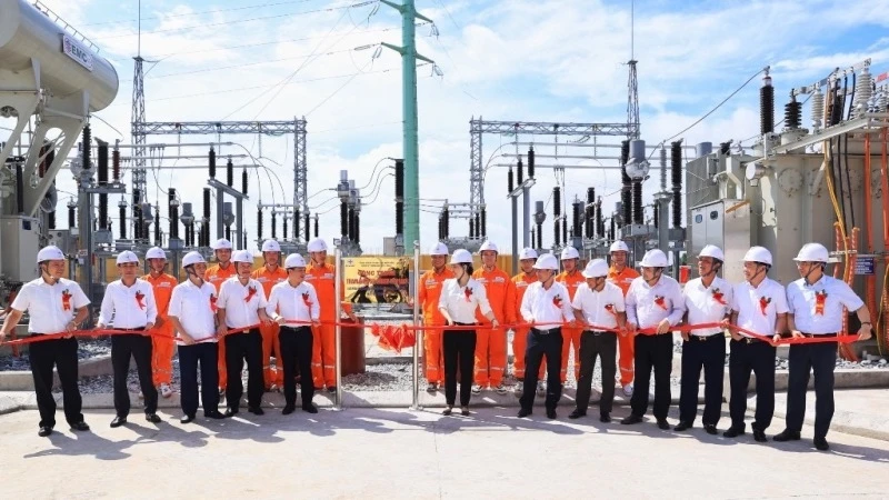 Khánh thành công trình Trạm biến áp 110 kV Yên Lạc.