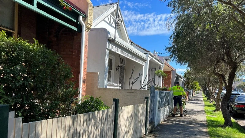 Các căn nhà phố ở Leichhardt, Sydney. (Ảnh: Reuters) 