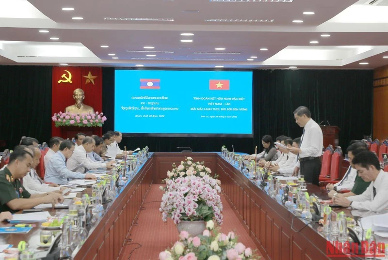 Tỉnh Sơn La tiếp xã giao Đại sứ đặc mệnh toàn quyền nước Cộng hòa dân chủ nhân dân Lào tại Việt Nam.