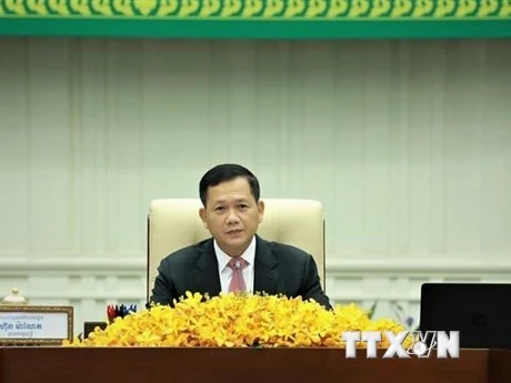 Tiến sĩ Hun Manet, tân Thủ tướng Chính phủ Hoàng gia Campuchia. (Ảnh: AKP/TTXVN)