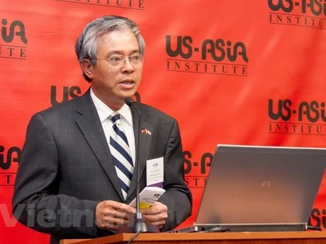 Đại sứ Phạm Quang Vinh, nguyên Thứ trưởng Bộ Ngoại giao, nguyên Đại sứ Việt Nam tại Hoa Kỳ. (Ảnh: TTXVN) 