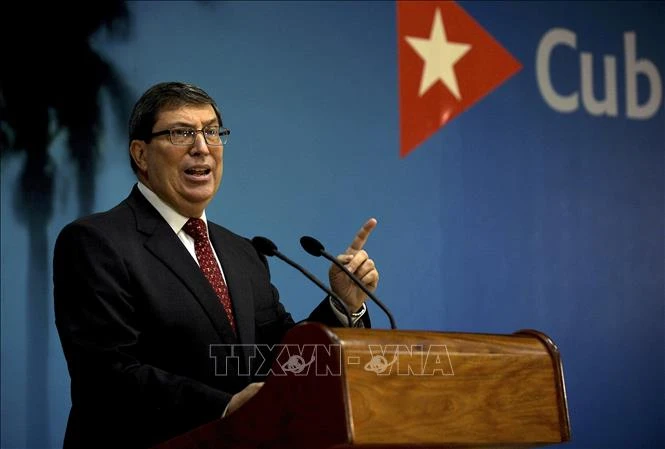 Bộ trưởng Ngoại giao Cuba Bruno Rodríguez Parrilla. Ảnh tư liệu: AFP/TTXVN