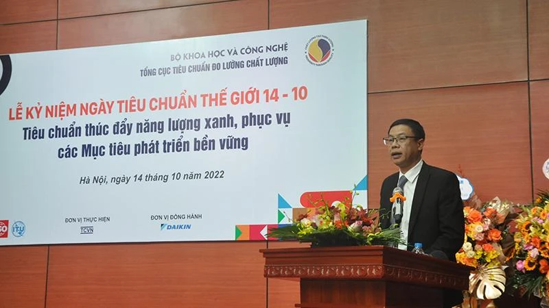 Thứ trưởng Lê Xuân Định phát biểu tại sự kiện.