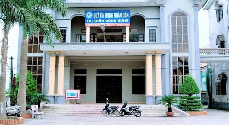 Trụ sở Quỹ tín dụng nhân dân thị trấn Đông Hưng (tỉnh Thái Bình).