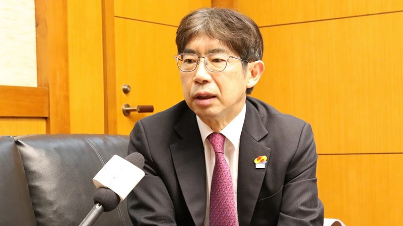 Đại sứ Kiya Masahiko, Phái đoàn Nhật Bản tại ASEAN. (Ảnh: Hữu Chiến/TTXVN)