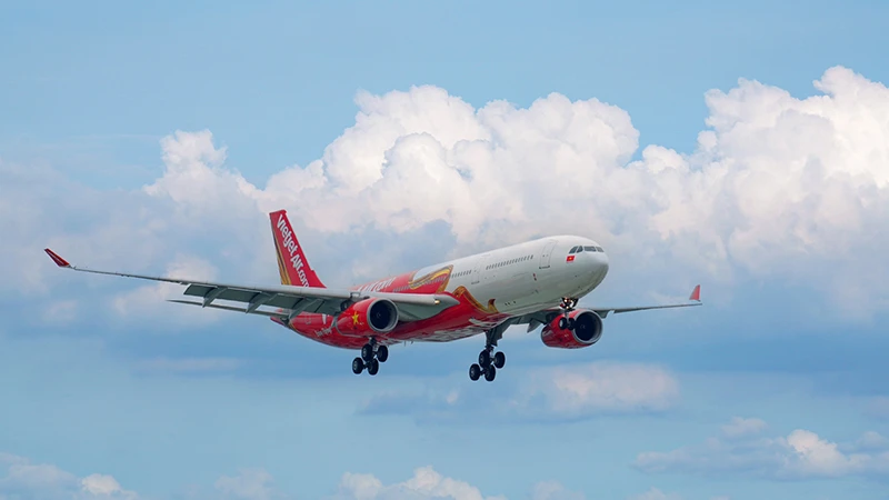 Tàu bay A330 thứ 5 của Vietjet.