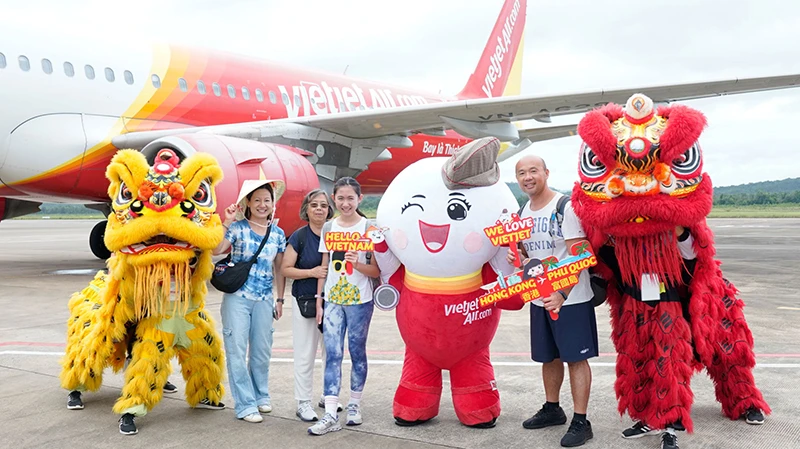 Vietjet mở lại đường bay thẳng từ Phú Quốc, Đà Nẵng đi Hồng Kông