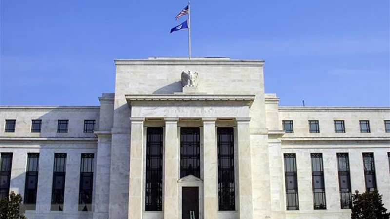 Trụ sở Ngân hàng Dự trữ liên bang Mỹ (FED) ở Washington, DC. (Ảnh: AFP/TTXVN)