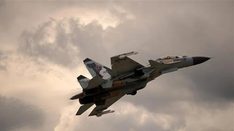 Một chiến đấu cơ Su-30 của Nga. (Ảnh: AFP/TTXVN)