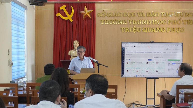 Ông Nguyễn Duy Hưng - Tỉnh ủy viên, Phó Chủ tịch UBND tỉnh Hưng Yên đánh giá triển khai kỳ thi thí điểm là tiền đề quan trọng để nhân rộng Mô hình 21.