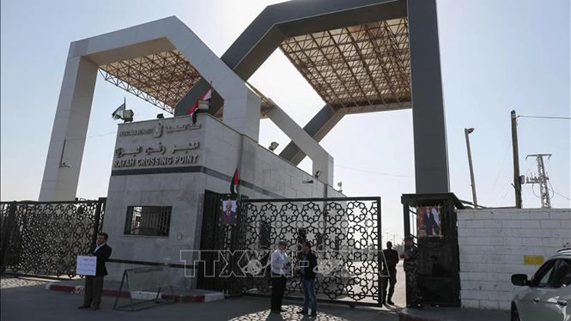 Cửa khẩu Rafah giữa Ai Cập và Dải Gaza. (Ảnh tư liệu: AFP/TTXVN)