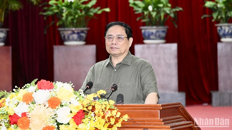 Thủ tướng Phạm Minh Chính phát biểu ý kiến tại Chương trình.