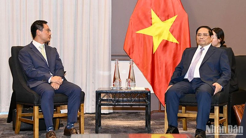 Thủ tướng Phạm Minh Chính tiếp lãnh đạo Công ty Corio.