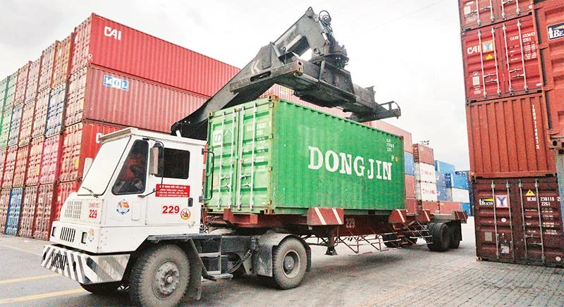 Vận chuyển hàng hóa xuất, nhập khẩu tại Cảng Cát Lái (thành phố Thủ Đức, Thành phố Hồ Chí Minh).