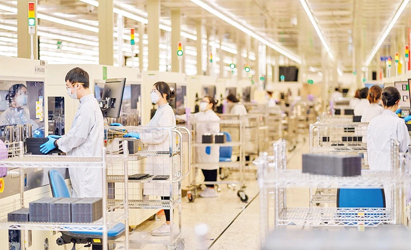 Nhà máy lắp ráp và thử nghiệm vi mạch điện tử của Công ty TNHH Intel Products Việt Nam tại Khu công nghệ cao Quận 9, Thành phố Hồ Chí Minh. (Ảnh INTEL)