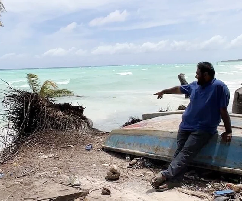 Nhiều hòn đảo ở Maldives bị sạt lở nghiêm trọng. (Ảnh UNICEF)