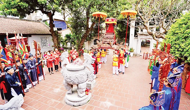 Hội thề Trung hiếu ở đền Đồng Cổ mới được Bộ Văn hóa, Thể thao và Du lịch ghi danh là Di sản Văn hóa phi vật thể quốc gia.