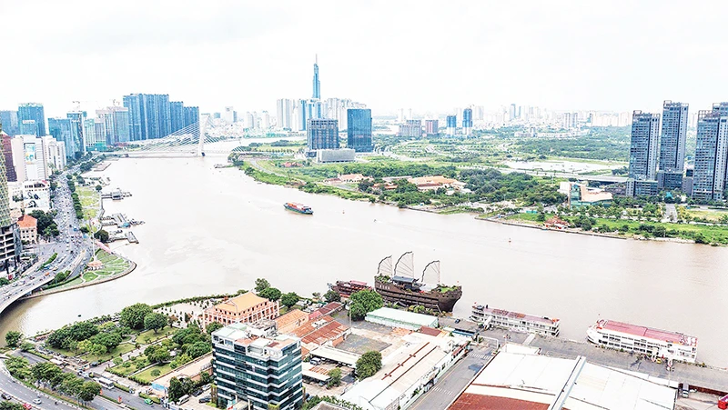Lợi thế về địa thế, điều kiện hạ tầng giúp Thành phố Hồ Chí Minh có thể phát triển ngành công nghiệp du thuyền. (Ảnh THÀNH ĐẠT)