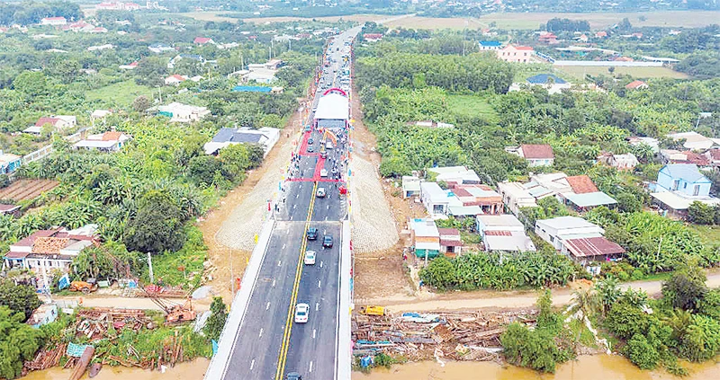 Cầu Bạch Đằng 2, nối thành phố Tân Uyên, tỉnh Bình Dương và Vĩnh Cửu, tỉnh Đồng Nai. (Ảnh CTV)