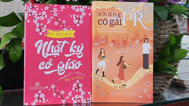 Bìa các cuốn sách mới ra mắt của Nhà Xuất bản Tổng hợp Thành phố Hồ Chí Minh.