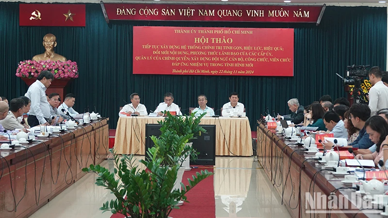 Quang cảnh buổi hội thảo.