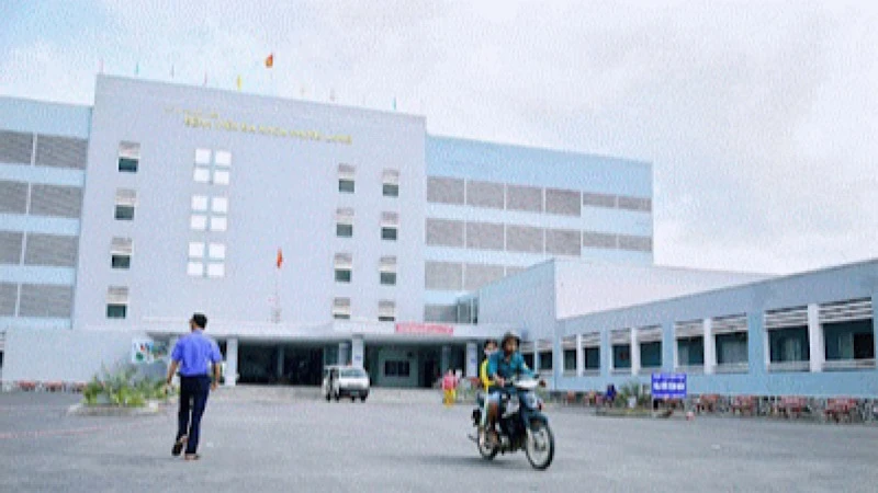 Trung tâm Y tế huyện Phước Long (Bạc Liêu) - nơi xảy ra vụ việc.