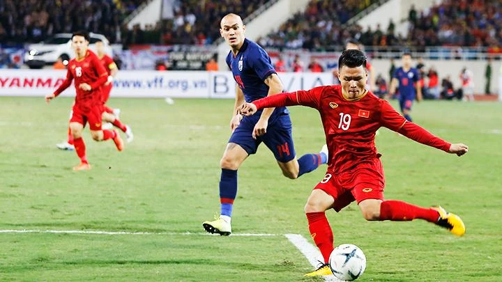 Nhiều cầu thủ trụ cột của đội tuyển Việt Nam không giữ được phong độ ổn định. Ảnh: LÊ MINH