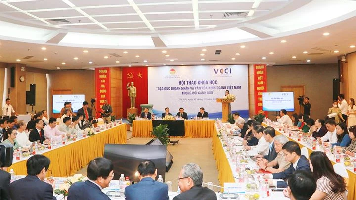 Hội thảo khoa học với chủ đề “Đạo đức doanh nhân và văn hóa kinh doanh Việt Nam trong bối cảnh mới” vừa tổ chức tại Hà Nội. 