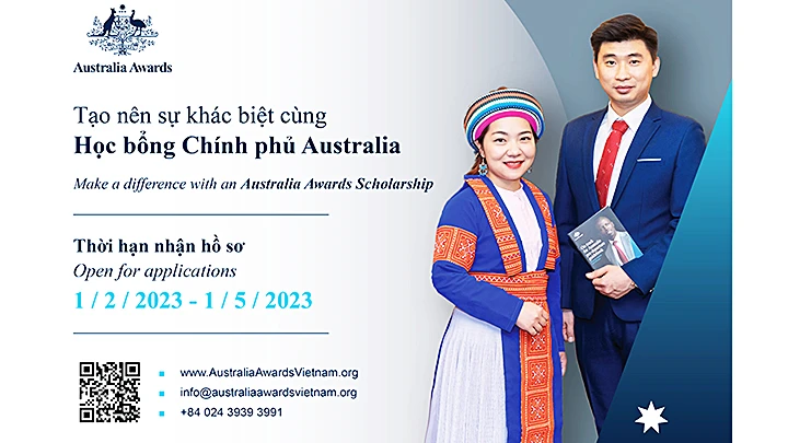Trao học bổng cho công dân Việt Nam học thạc sĩ tại Australia
