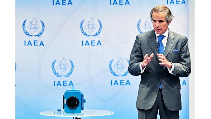 Tổng Giám đốc IAEA Rafael Grossi cho biết Iran đồng ý kết nối lại các máy quay giám sát hạt nhân. Ảnh: TIMES OF ISRAEL