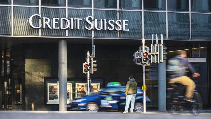 Ngân hàng Credit Suisse sụp đổ gây cú sốc lớn tại Thụy Sĩ. Ảnh: GETTY IMAGES